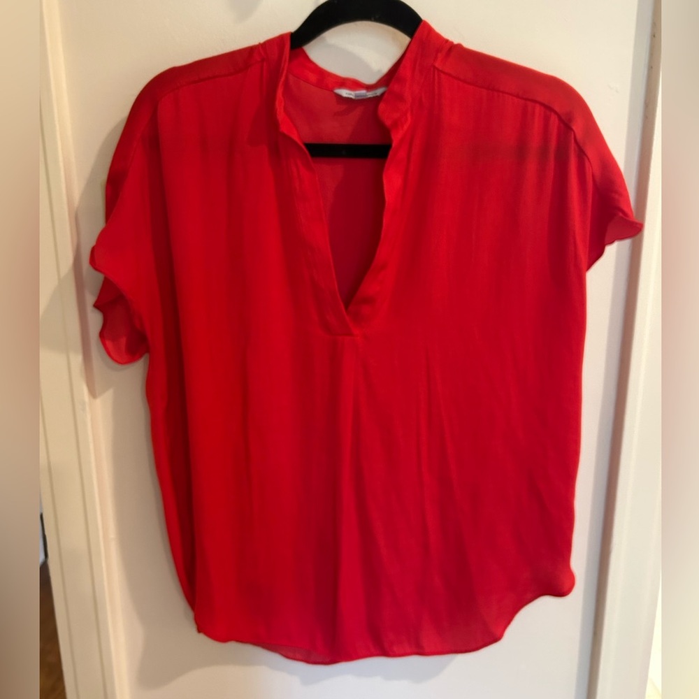 Elegant Red Women's Top